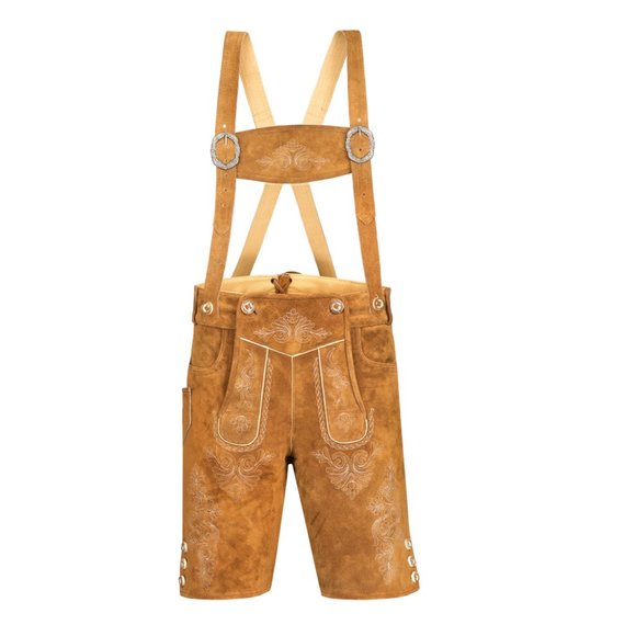 Men Oktoberfest Authentic lederhosen shorts - Picture 1 of 5
